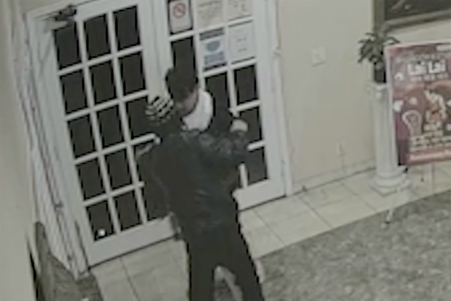 <p> Surveillance footage captures a brave patron stopping the gunman at Lai Lai Ballroom</p>