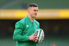 Ireland captain Johnny Sexton ‘good to go’ for Six Nations after facial injury
