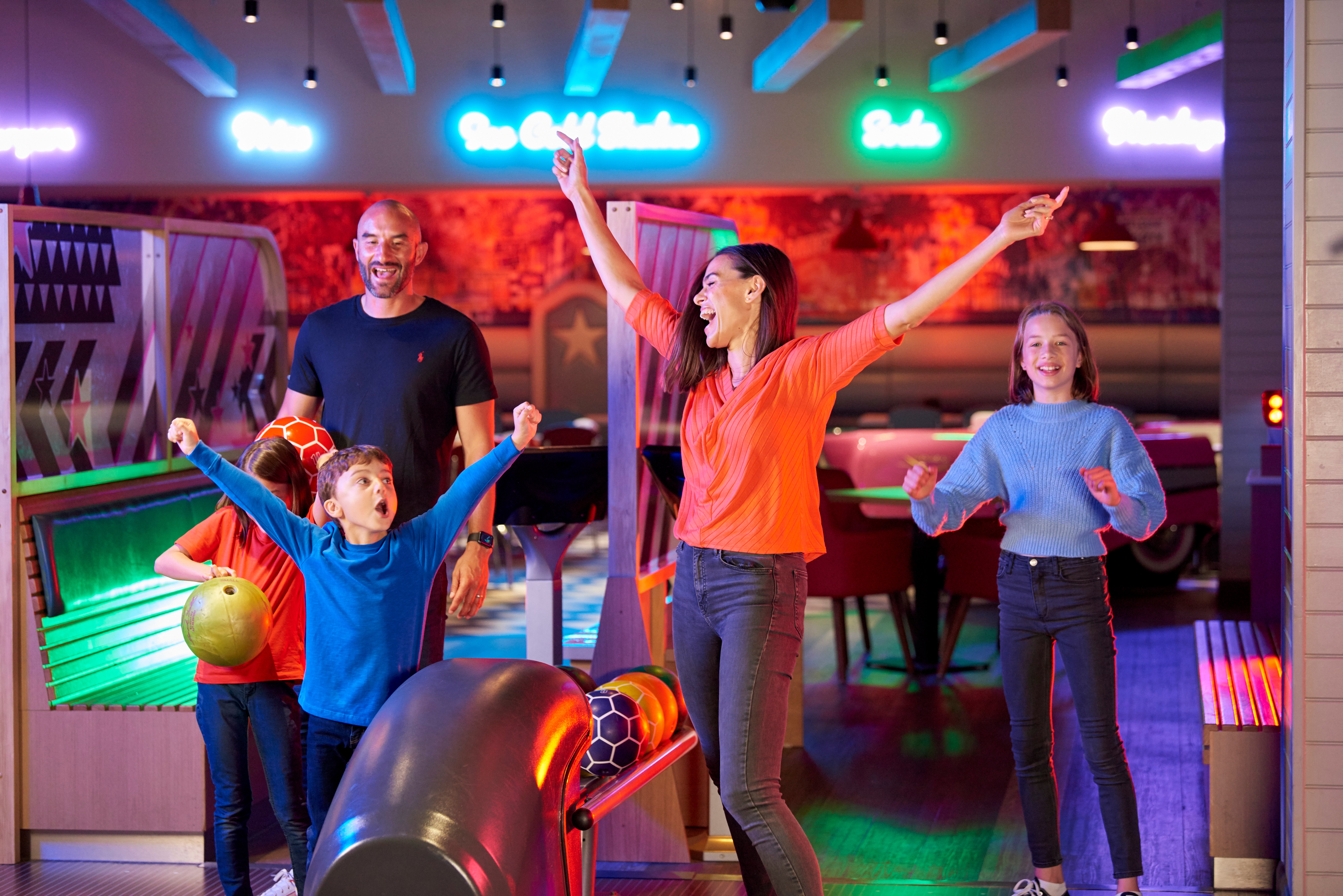 Swap the soft play for the bowling lanes and make lasting memories with the whole family