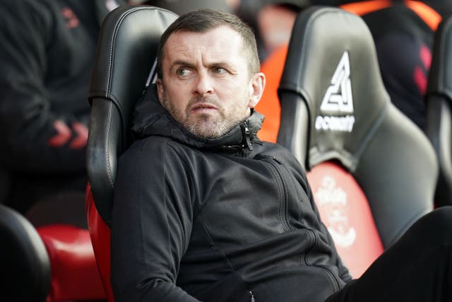 Nathan Jones’ Southampton face Newcastle in the Carabao Cup (Andrew Matthews/PA)