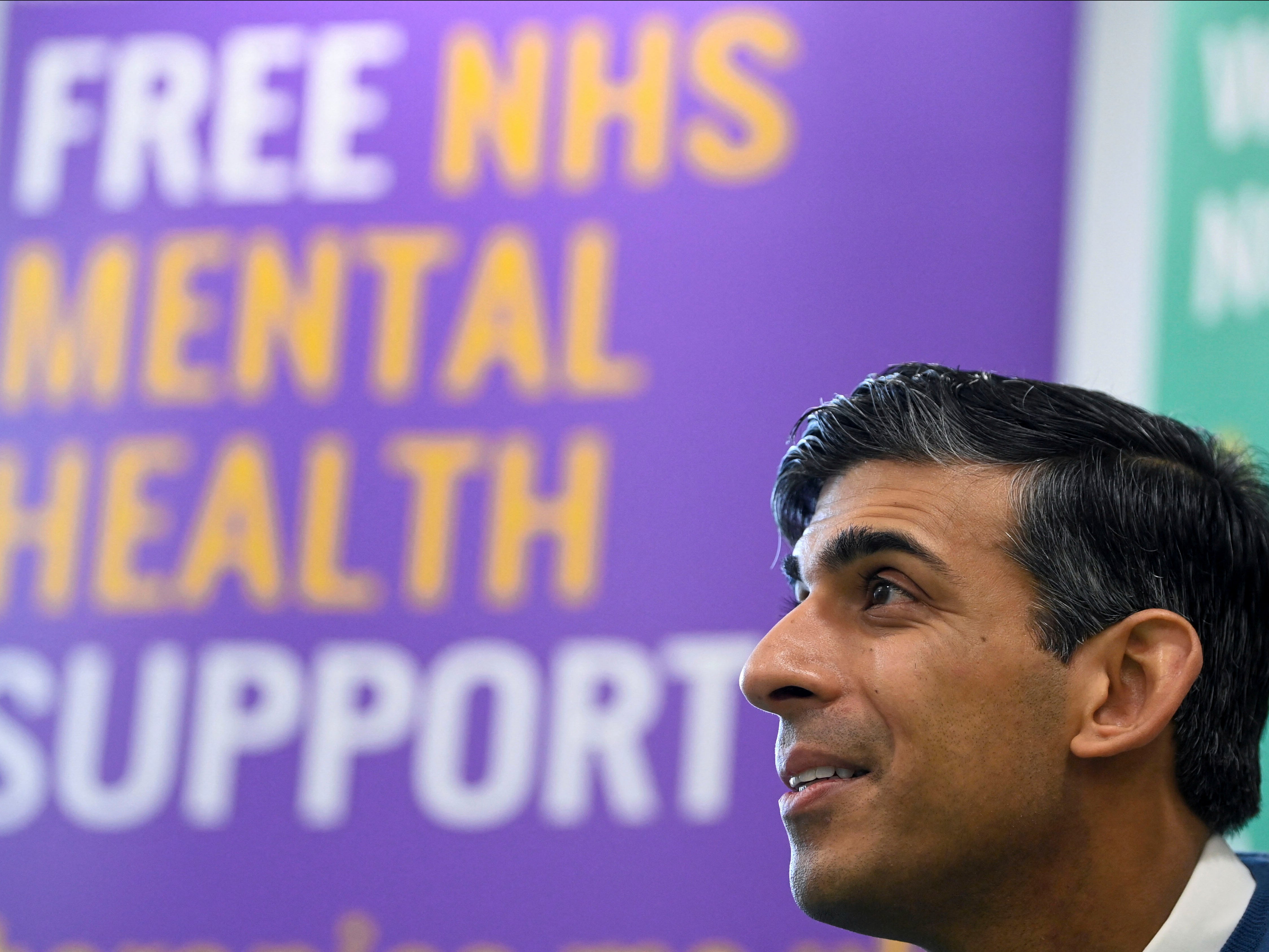 Rishi Sunak attends a meeting with doctors and clinicians, discussing mental health facilities and support on Monday