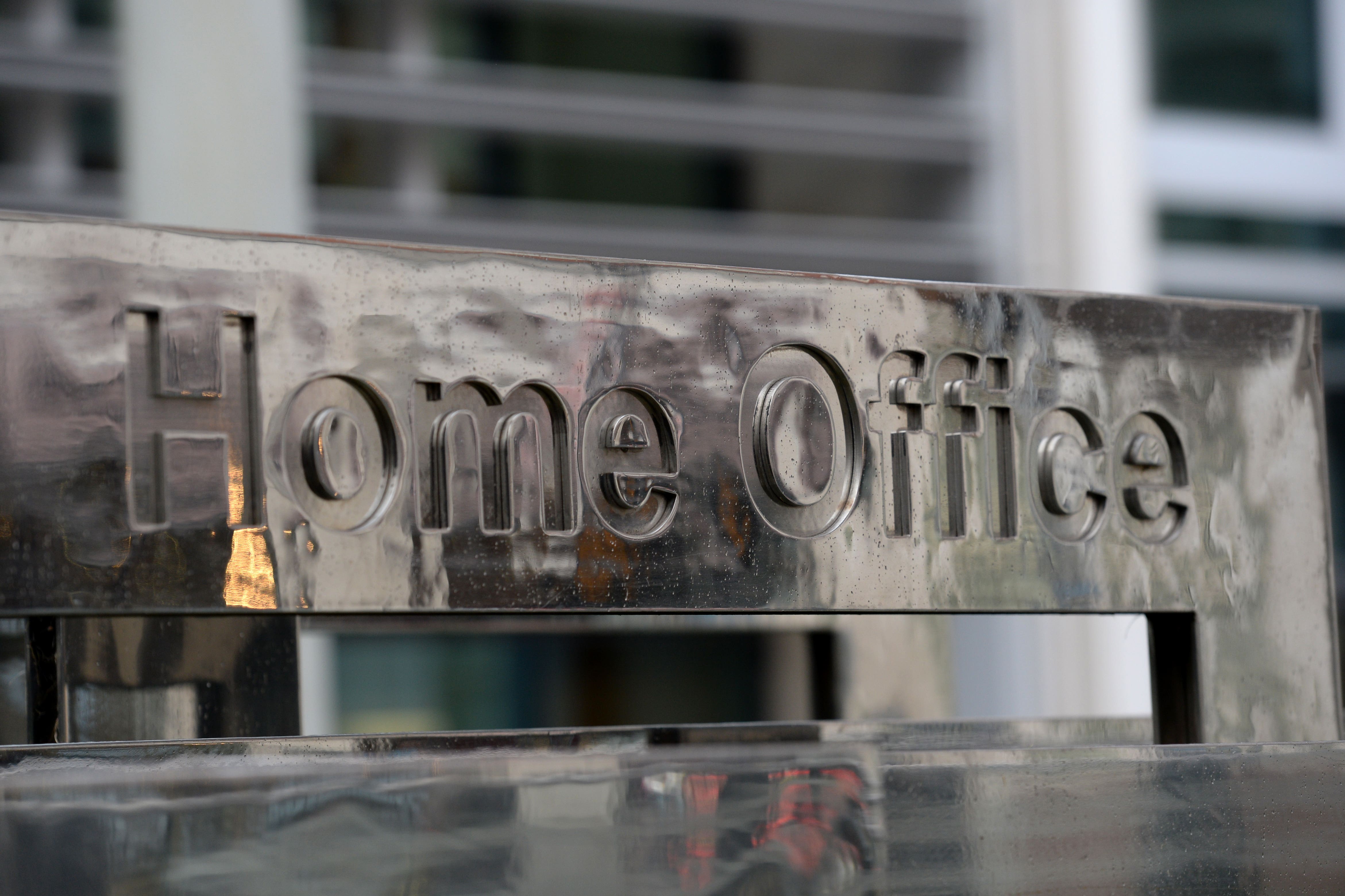 A view of signage for the Home Office in Westminster, London (Kirsty O’Connor/PA)