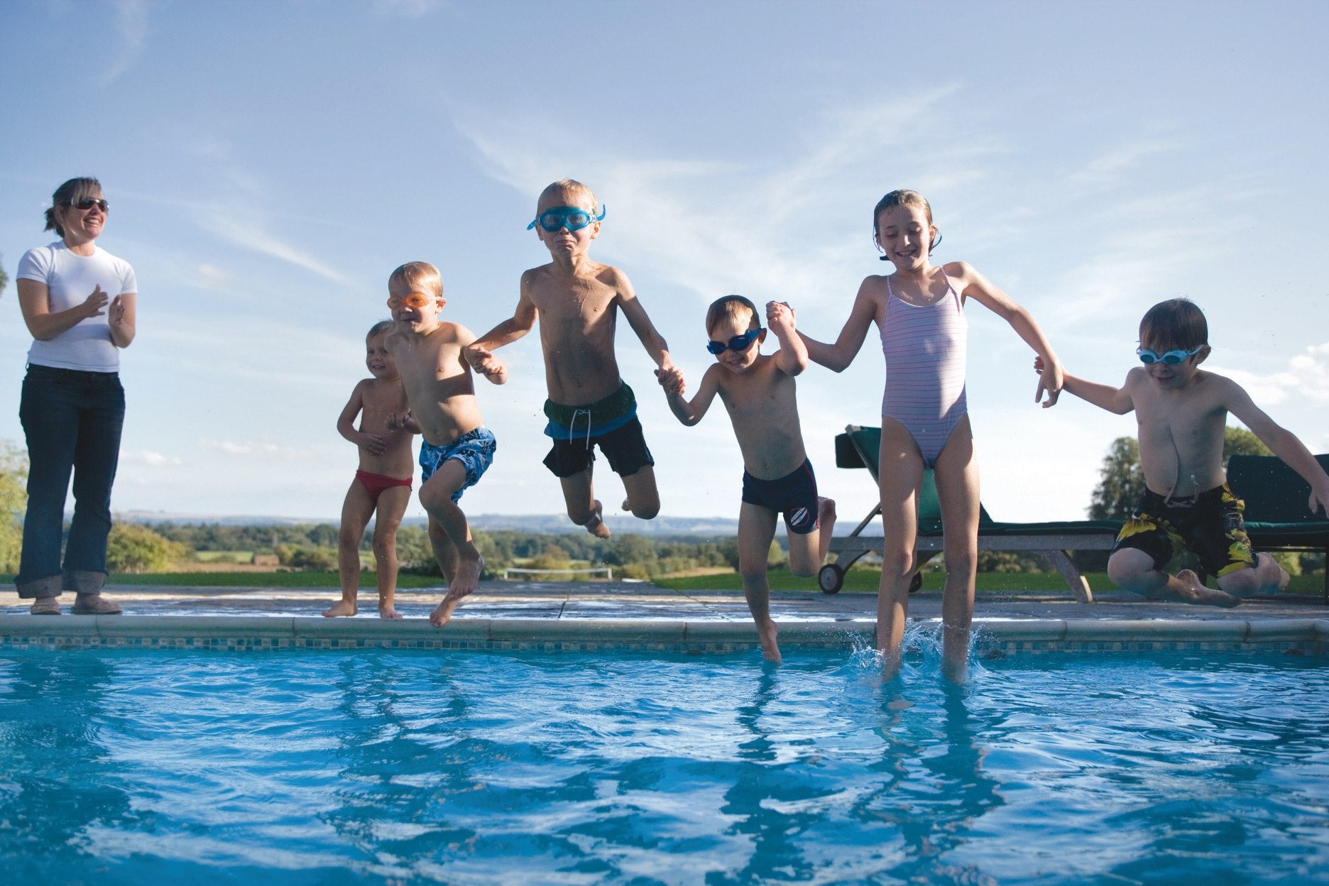 Kids will love Woolley Grange’s heated outdoor pool