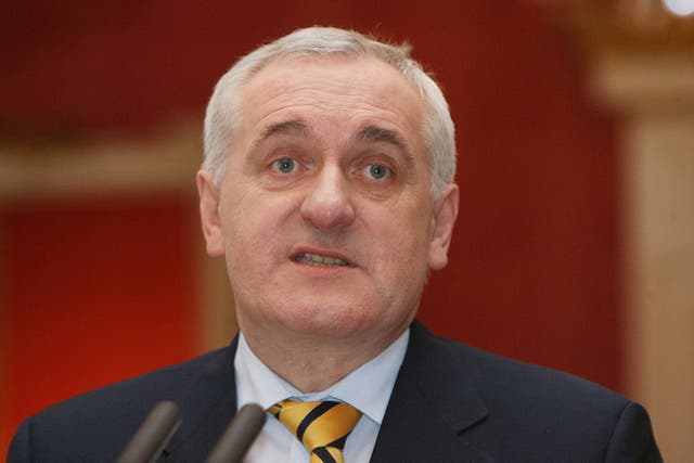 File photo dated 11/4/2008 of former Taoiseach Bertie Ahern (PA)