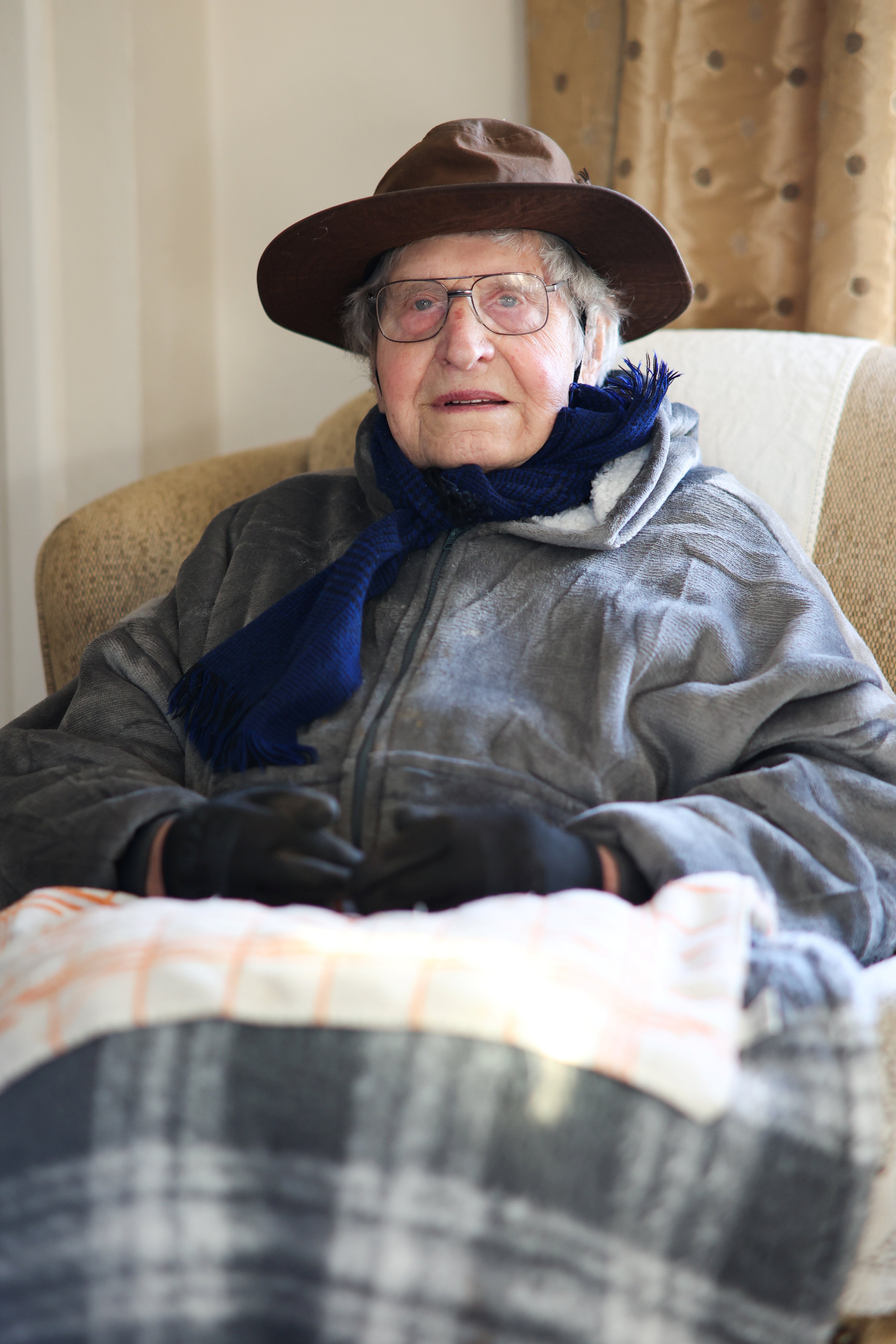 Ivor Gardner, a 103-year-old WW2 veteran who has spent the winter without heating after an energy left him without a working mete