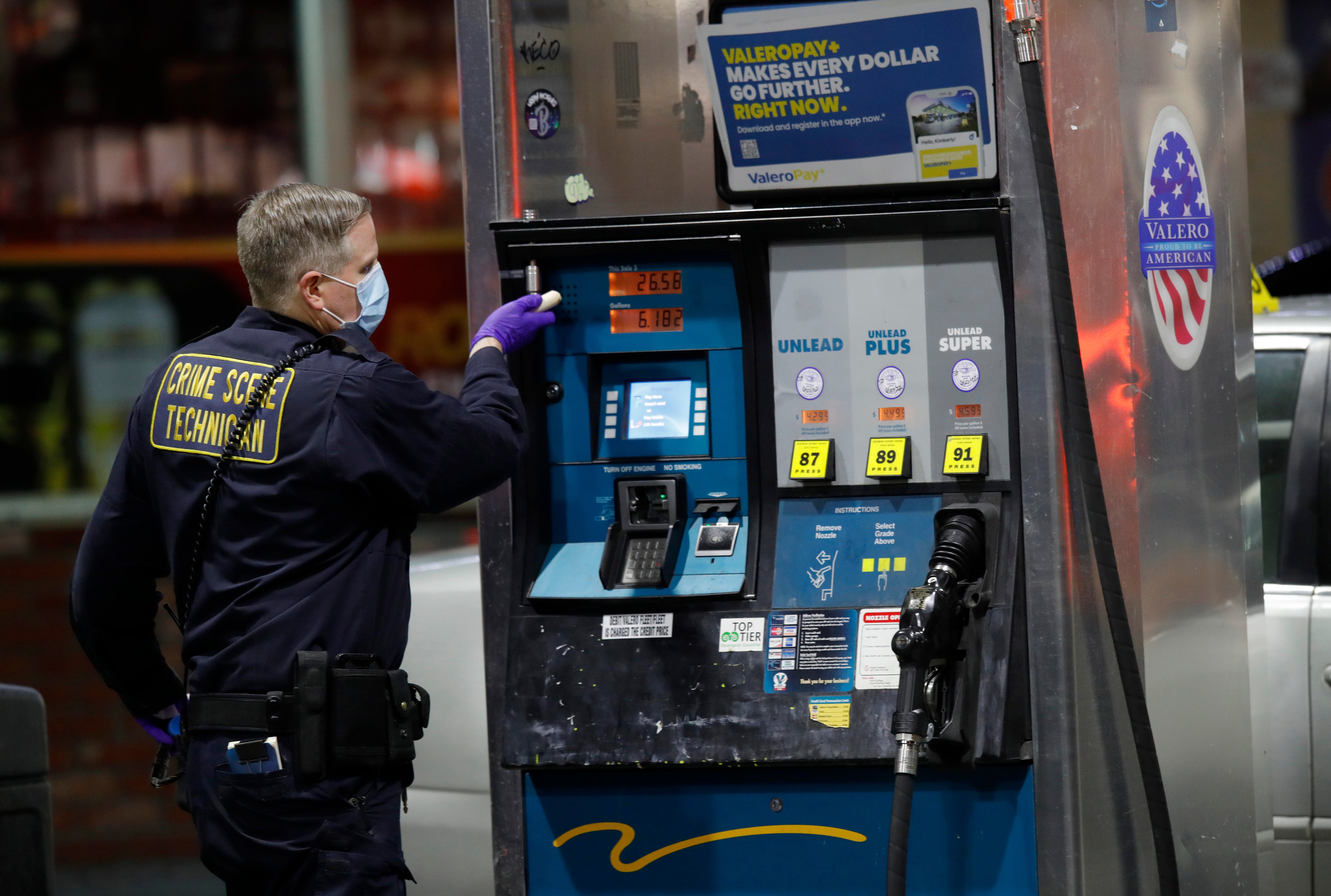 California Gas Station Shootout