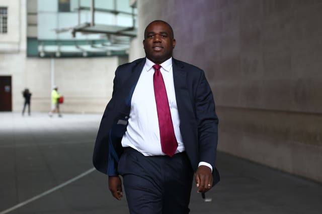 Shadow foreign secretary David Lammy said a Labour government would seek to improve UK and European relations (Yui Mok/PA)