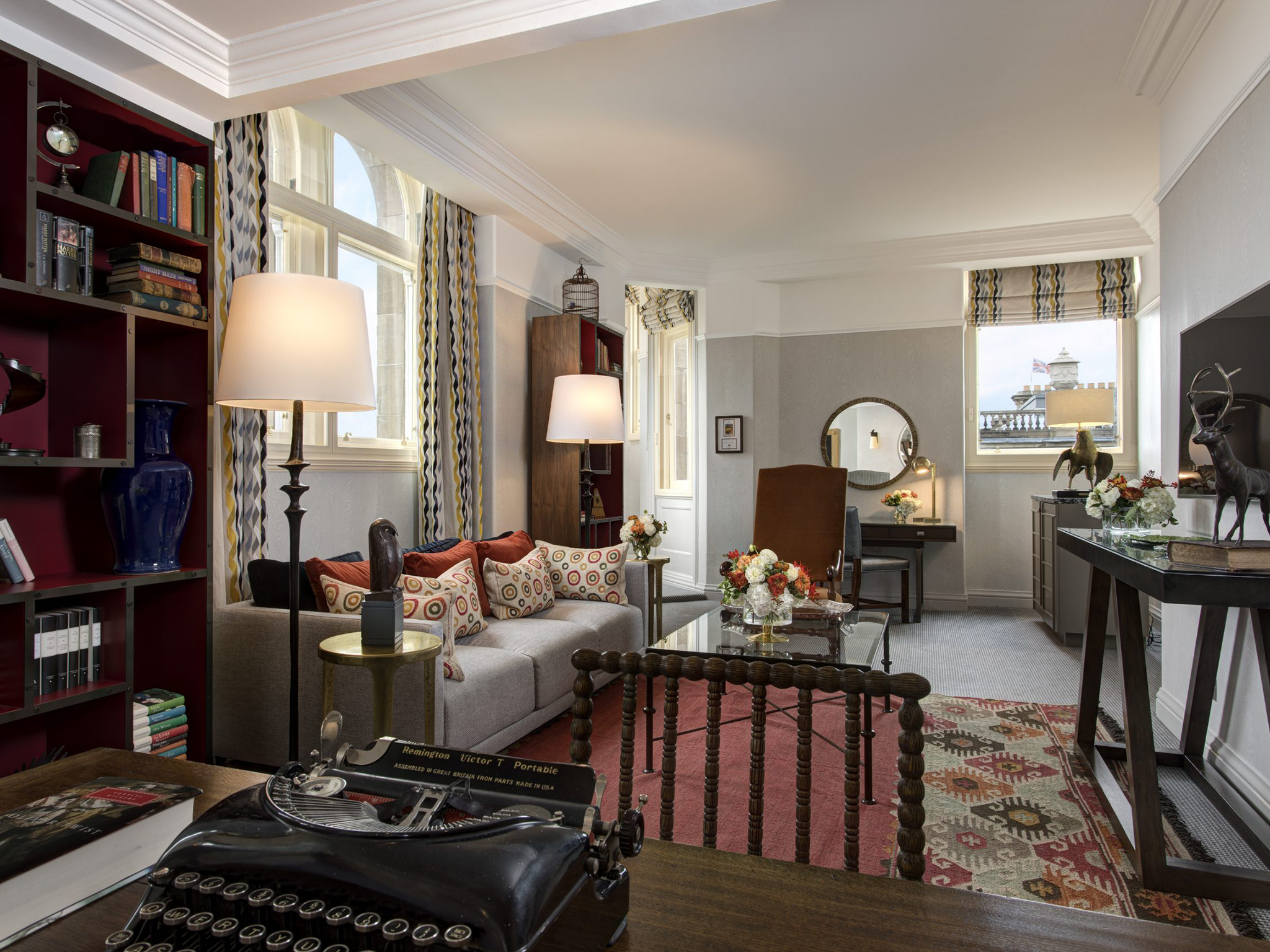 The Balmoral hotel has a JK Rowling room where the author completed her Harry Potter saga