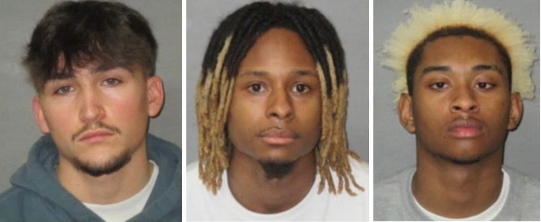 Casen Carver, 18, Everette Lee, 28, and Kaivon Washington, are charged in the rape of Madison Brooks