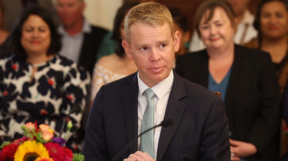 Chris Hipkins sworn in as New Zealand prime minister after Jacinda Ardern steps down