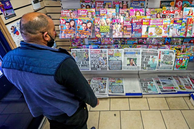 A committee of MPs has called on the Government to do more to support local journalism (Peter Byrne/PA)
