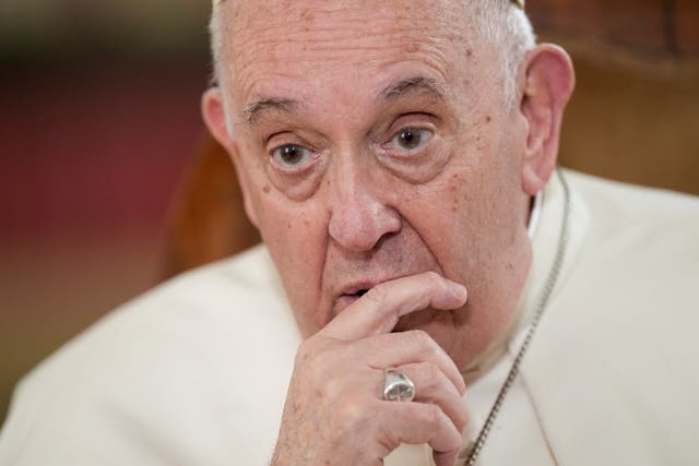 <p>Vatican The AP Interview Pope Francis LGBTQ</p>