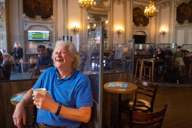 JD Wetherspoon has revealed its sales are behind pre-pandemic levels as boss Tim Martin said far more people now drink at home (Dominic Lipinski/ PA)