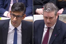 Failure to sack Nadhim Zahawi shows Sunak ‘hopelessly weak’, says Starmer