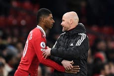 Erik ten Hag tells Marcus Rashford to reject PSG and make Manchester United great again
