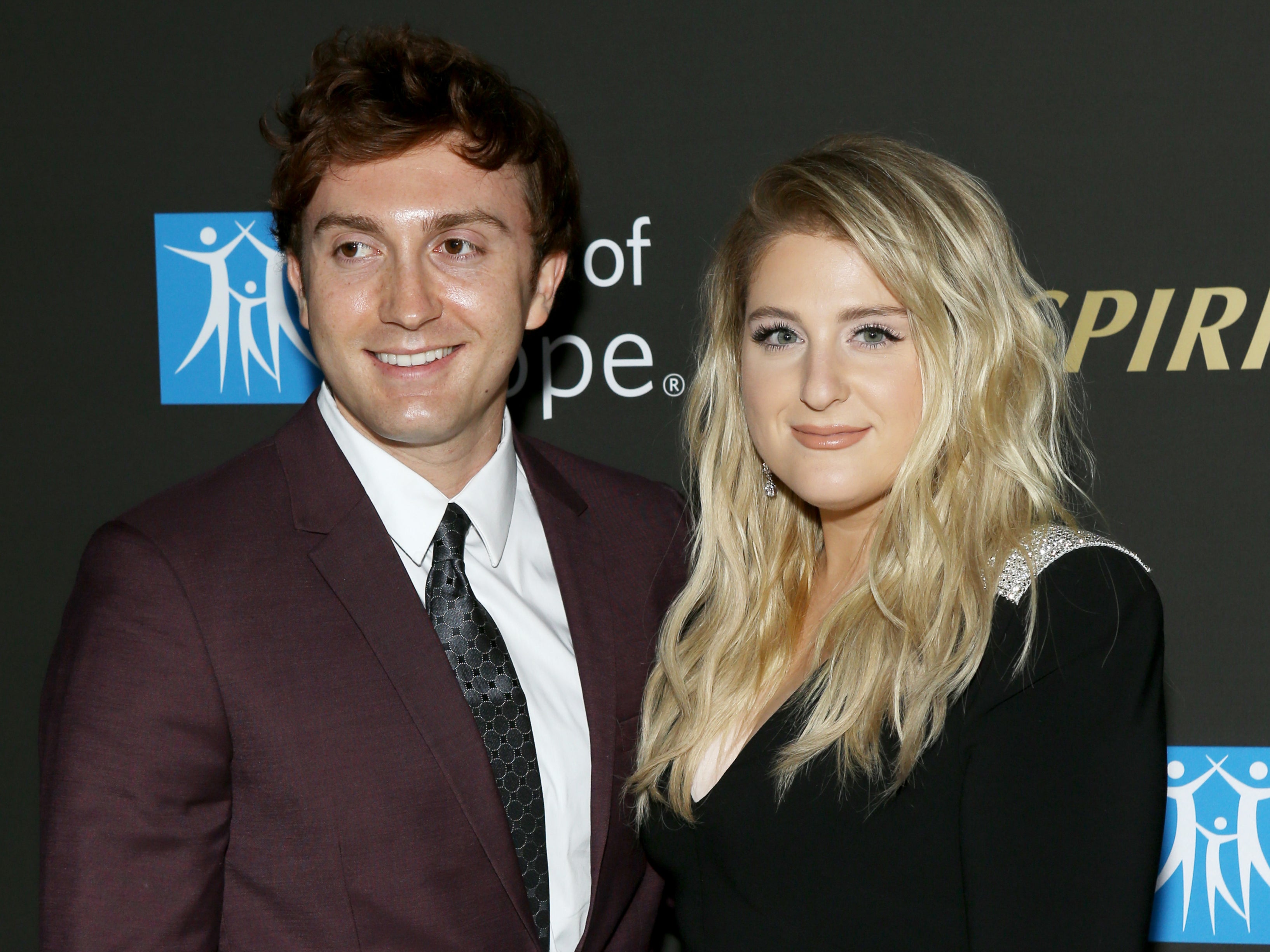 Daryl Sabara and Meghan Trainor attend the City Of Hope's Spirit of Life 2019 Gala