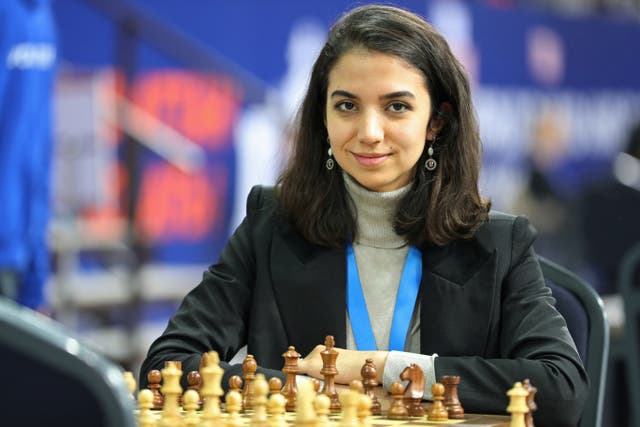 <p>Sara Khadem competed without a hijab at a major chess tournament in Kazakhstan </p>
