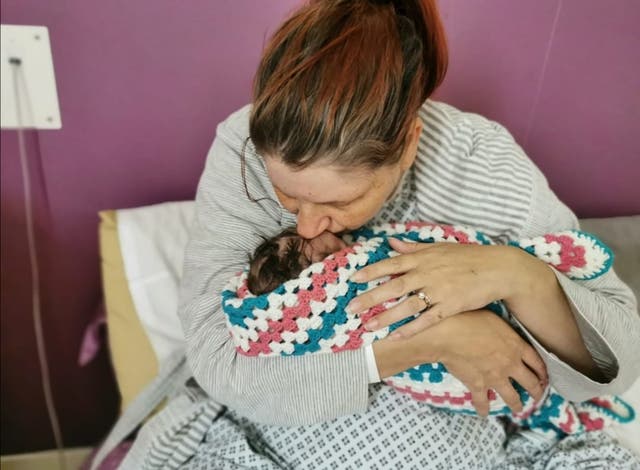 <p>Wynter Andrews and her mother Sarah</p>