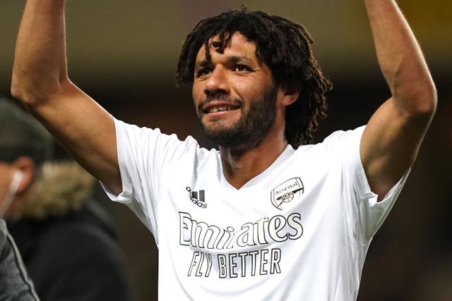 Mohamed Elneny has sustained an injury (Nick Potts/PA)