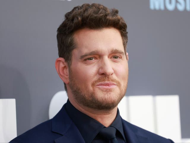 <p>Michael Buble attends the 2022 Billboard Music Awards at MGM Grand Garden Arena on May 15, 2022</p>