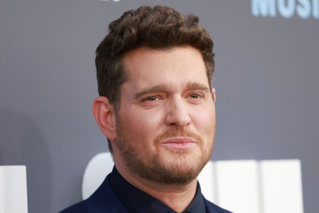 <p>Michael Buble attends the 2022 Billboard Music Awards at MGM Grand Garden Arena on May 15, 2022</p>