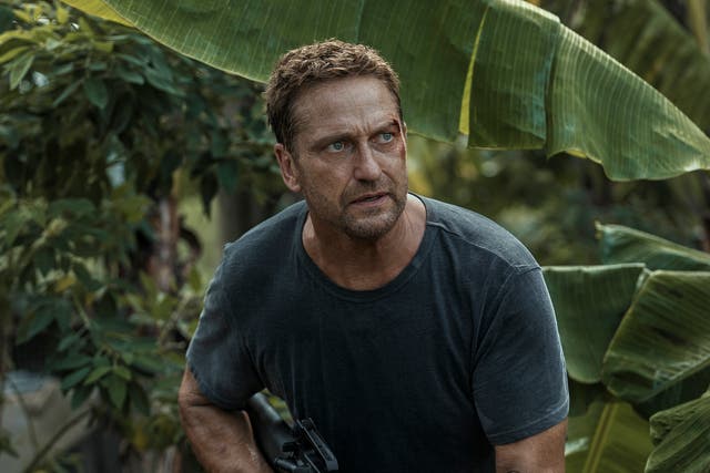 <p>Gerard Butler, sadly not on a plane, in ‘Plane’</p>