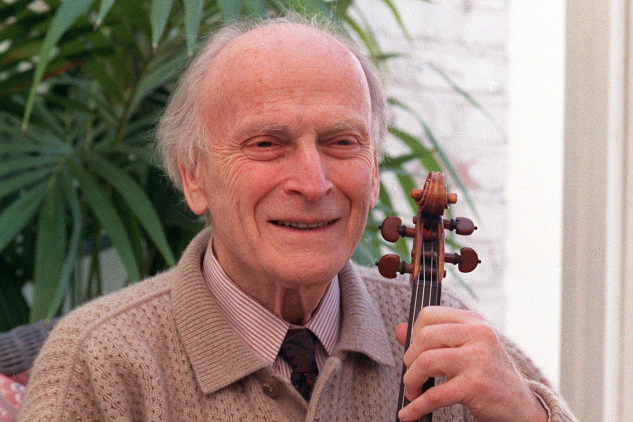 Yehudi Menuhin’s plaque will commemorate the six-storey house in Belgravia, London, where he lived, worked and entertained for the last 16 years of his life (Jim James/PA)