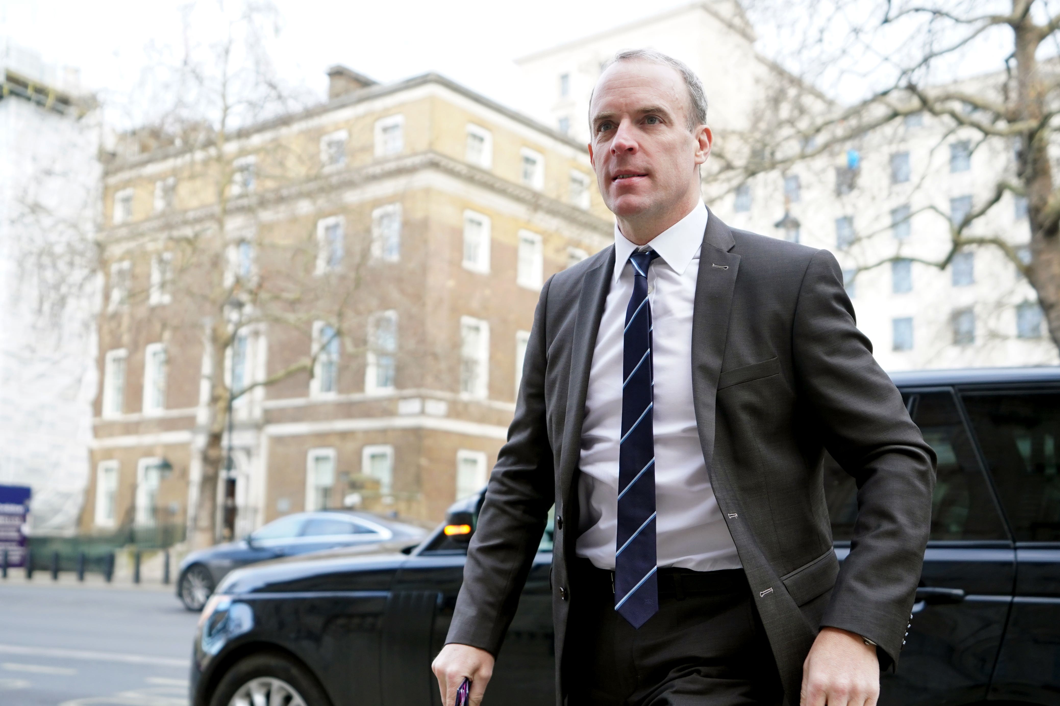 Dominic Raab has reportedly been the subject of formal bullying complaints by at least 24 civil servants (James Manning/PA)