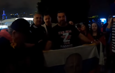 Novak Djokovic’s father filmed posing with Vladimir Putin supporters at Australian Open
