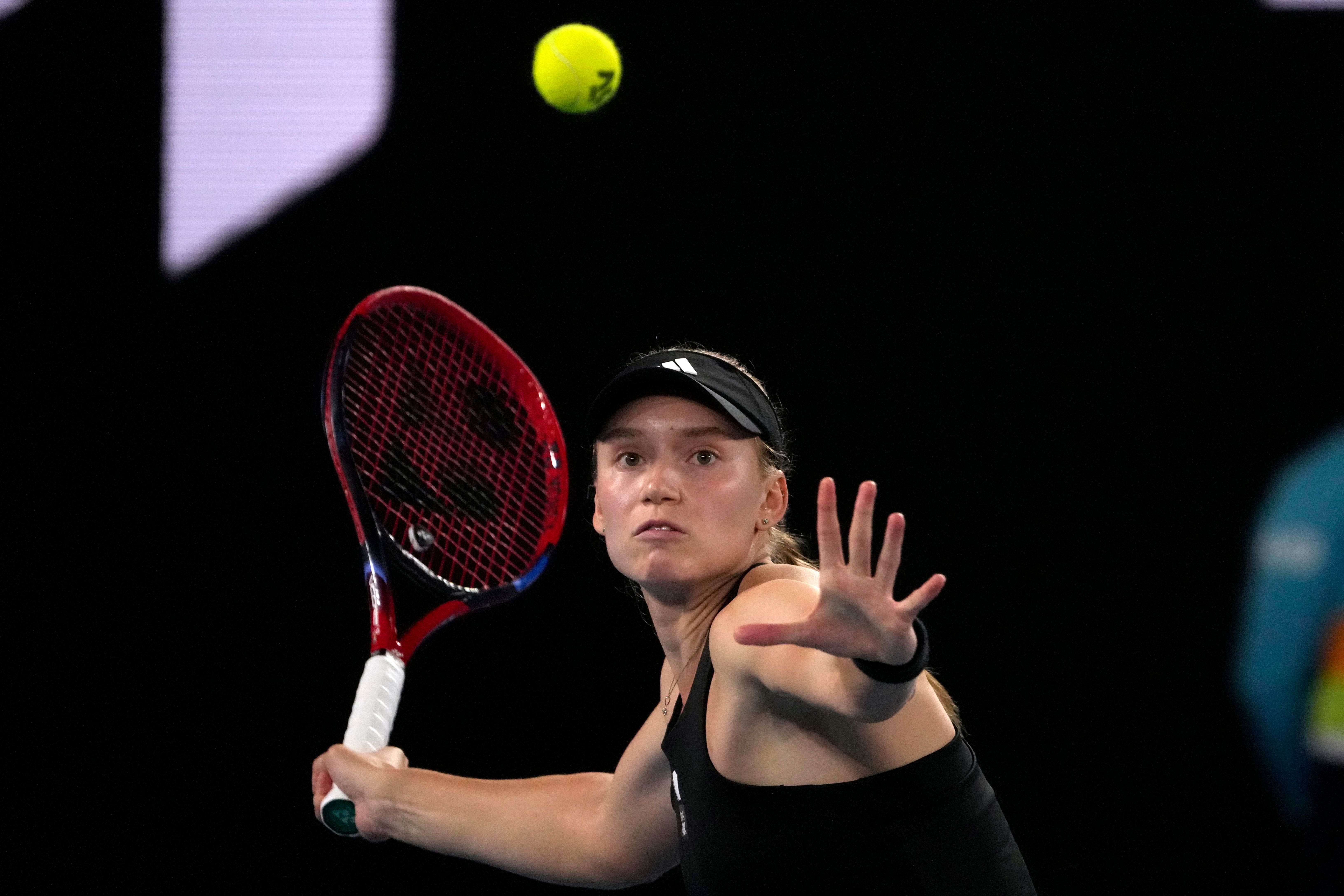 Elena Rybakina is through to the Australian Open final (Ng Han Guan/AP)