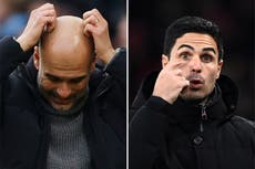Man City vs Arsenal: How do Pep Guardiola and Mikel Arteta compare ahead of FA Cup clash?