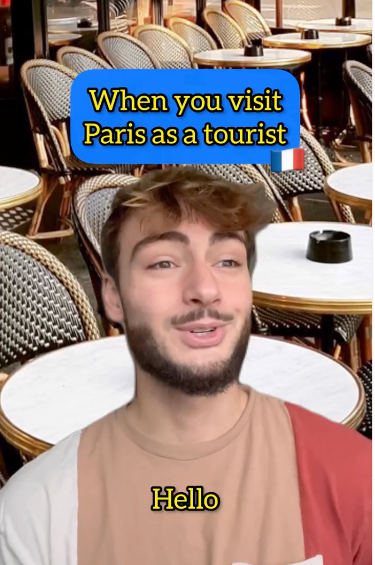 Tourists warned not to bother trying to speak French in comedy video