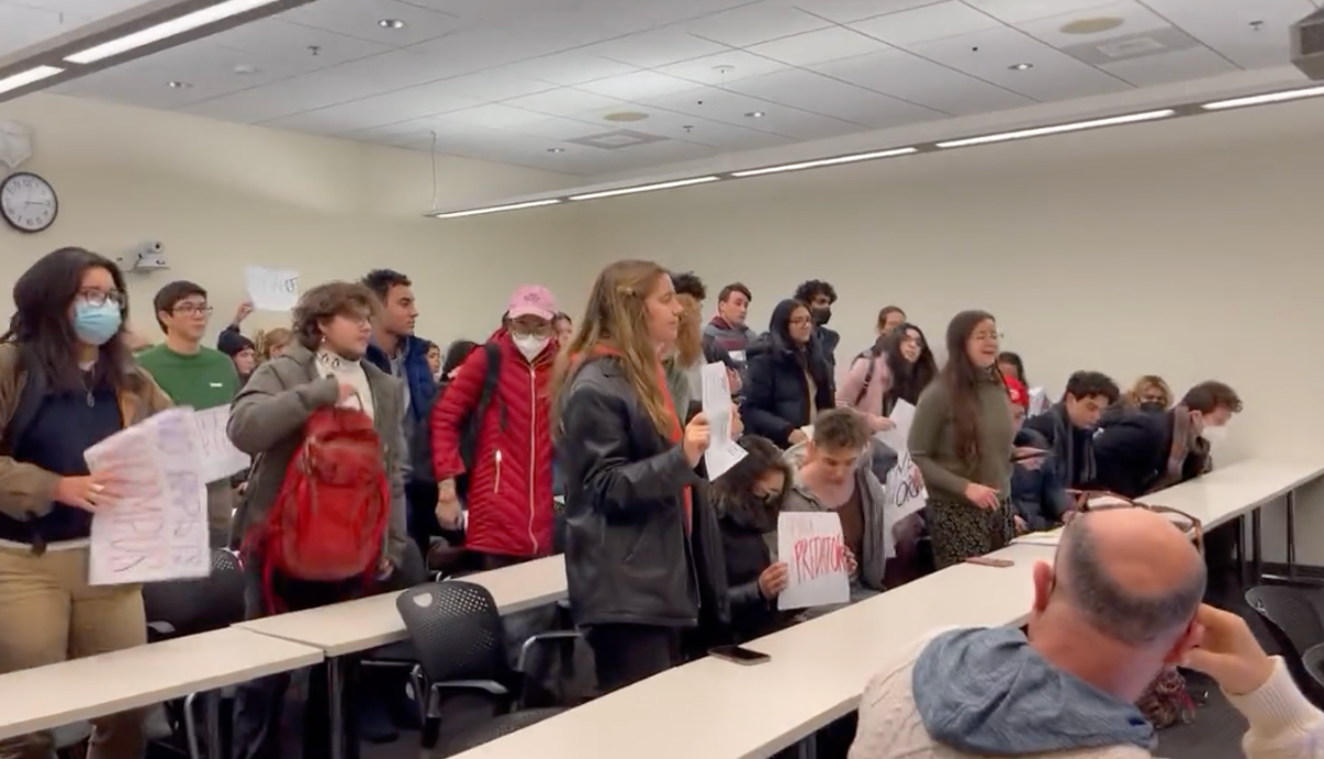 Harvard students walk out of lecture by professor accused of groping and harassment