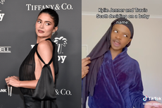 Kylie Jenner reacts to video joking about decision-making behind son’s name