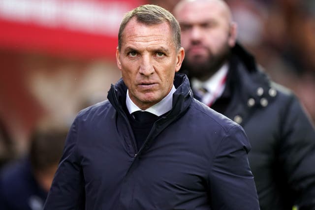 Leicester manager Brendan Rodgers is hoping to add more players before the deadline. (Mike Egerton/PA)