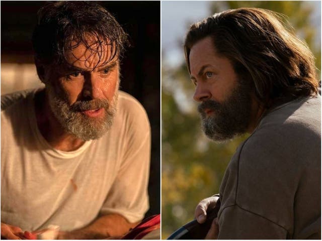 <p>Murray Bartlett (left) and Nick Offerman in ‘The Last of Us’</p>