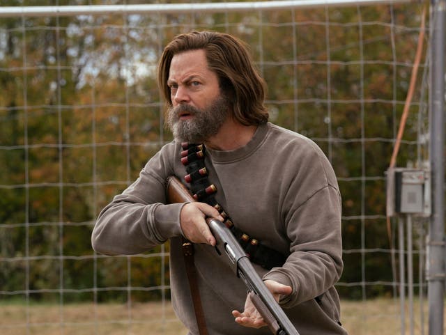 <p>Nick Offerman in ‘The Last of Us’</p>