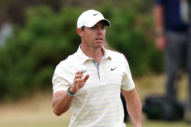 Rory McIlroy enjoyed a brilliant finish to the first round of the Hero Dubai Desert Classic (David Davies/PA)