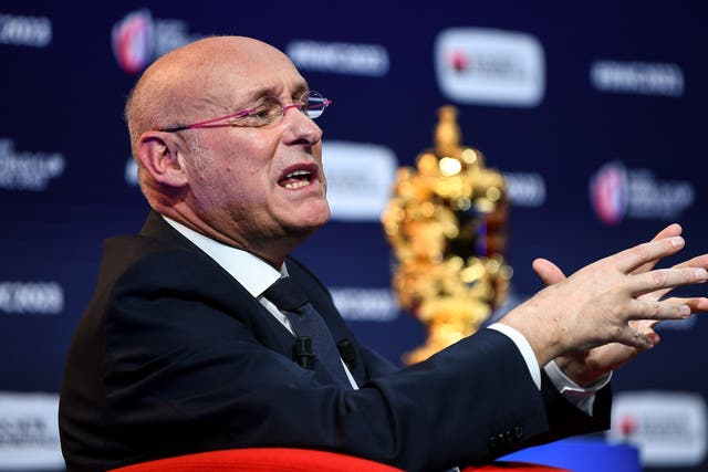 <p>Bernard Laporte was previously vice-chair of World Rugby </p>