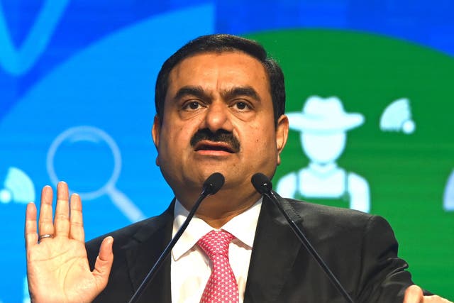 <p>File: Chairperson of Indian conglomerate Adani Group, Gautam Adani, speaks at the World Congress of Accountants in Mumbai</p>