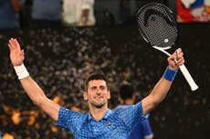 Novak Djokovic overcomes wobble to cruise into 10th Australian Open final