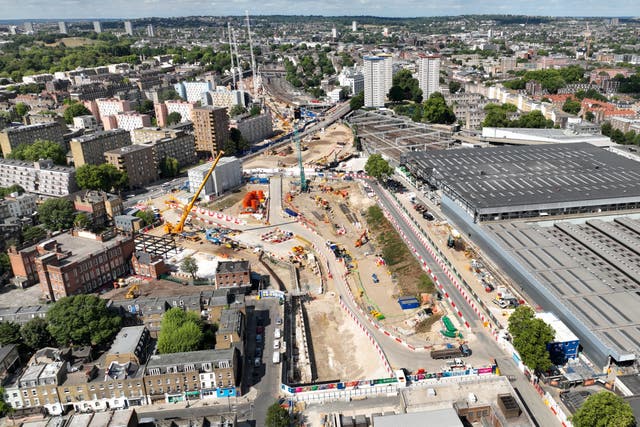 HS2 Ltd’s work at Euston started six years ago with more than £1 billion already spent (HS2/PA)