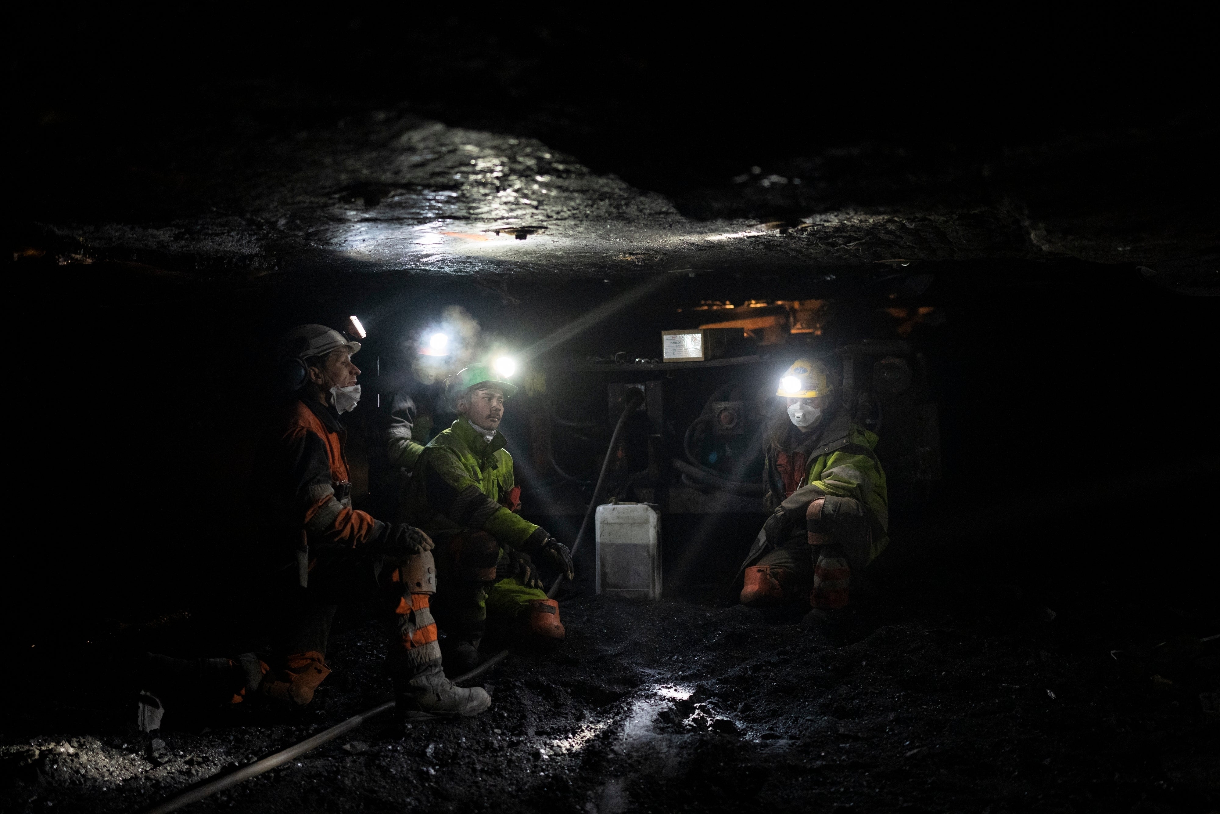 APTOPIX Norwegian Arctic Coal Mine in Limbo