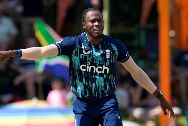 Jofra Archer conceded 81 from his 10 overs (Themba Hadebe/AP)