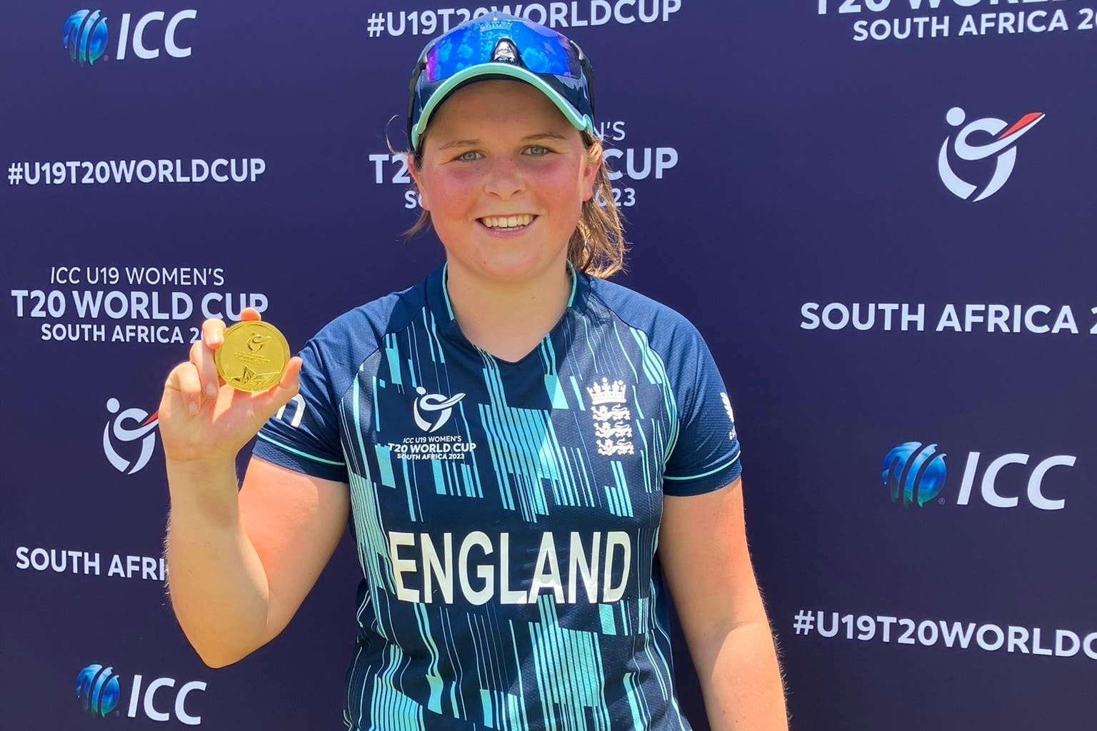 Grace Scrivens helped England through to the first Under-19 T20 World Cup final (ECB)
