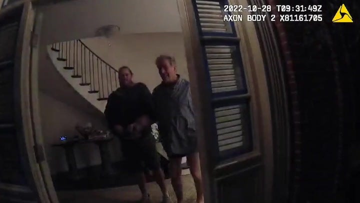 Paul Pelosi attack shown in newly released police bodycam footage