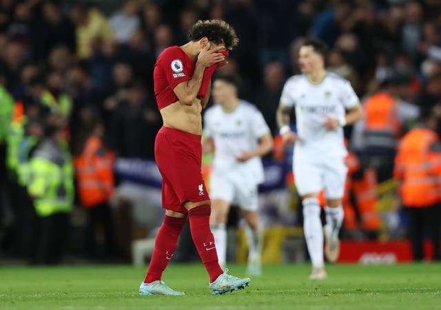 <p>Mohamed Salah has struggled for Liverpool in recent weeks </p>