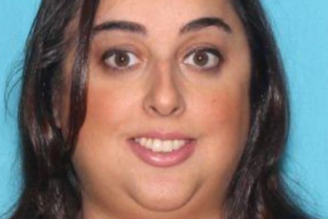 <p>Peaches Stergo, 36, was arrested and charged with wire fraud for allegedly stealing more than $2.8m from a Holocaust survivor she met on a dating app</p>