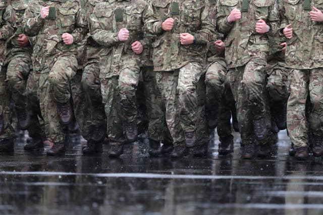 A 21-year-old serving member of the British Army will face court on Saturday (PA)