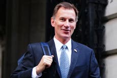 Jeremy Hunt resists calls from ‘depressed’ Tory MPs to commit to tax cuts